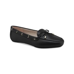 CHARTER CLUB Womens Black Padded Davinaa Almond Toe Slip On Loafers Shoes 6.5 M